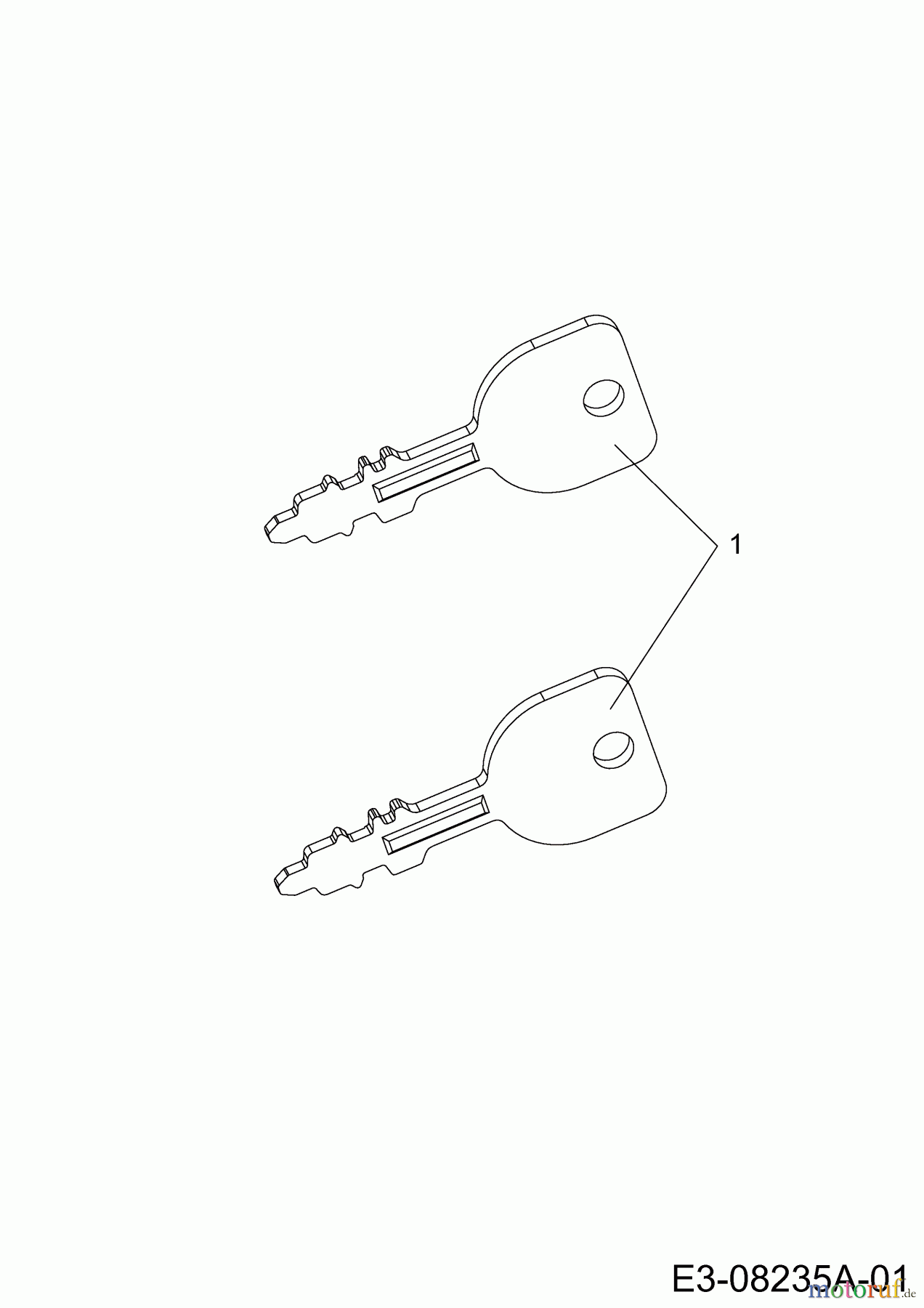 Helington Rasentraktoren H 96 H 13A879KG686 (2020) Zündschlüssel