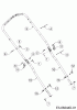 MTD DL 53 SP 12A-PAS4677 (2018) Ersatzteile Holm