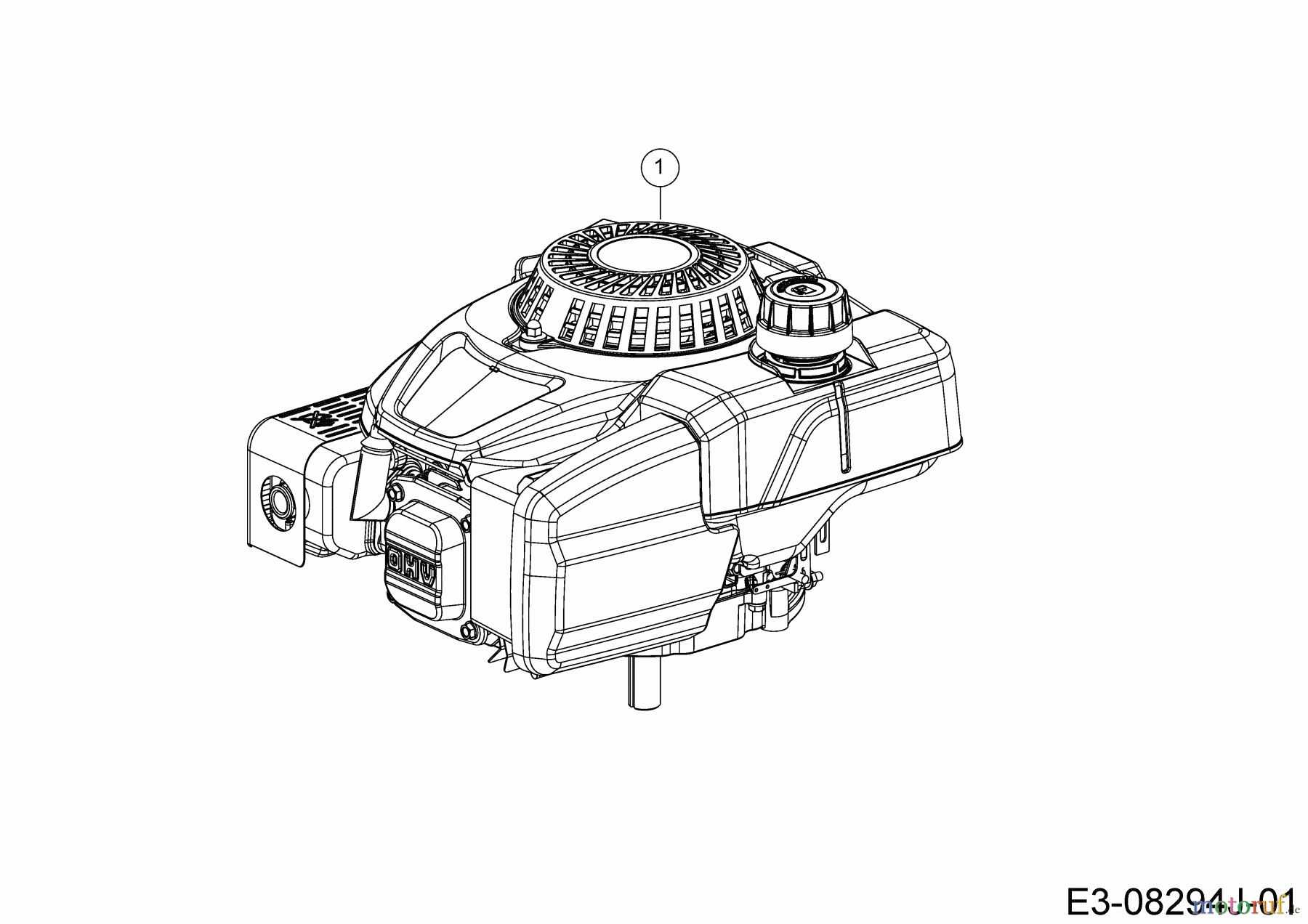 MTD Rasentraktoren Minirider 60 RDE 13AA26SC600 (2019) Motor