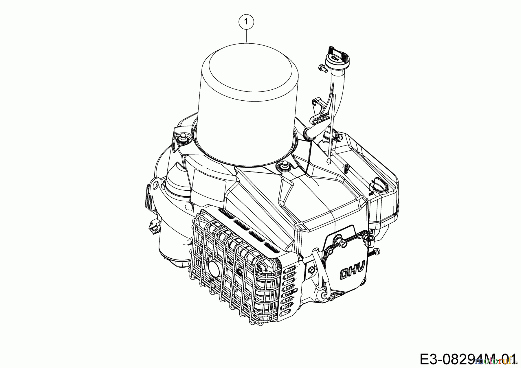 MTD Rasentraktoren Mnirider 76 RDHE 13B721SD600 (2020) Motor
