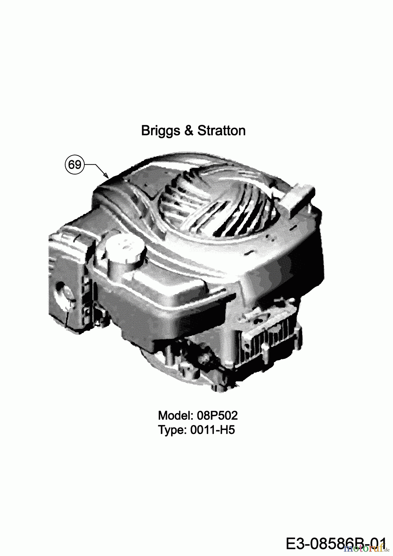 Black-Line Motormäher BL 3546 11B-TE5B683 (2020) Motor Briggs & Stratton