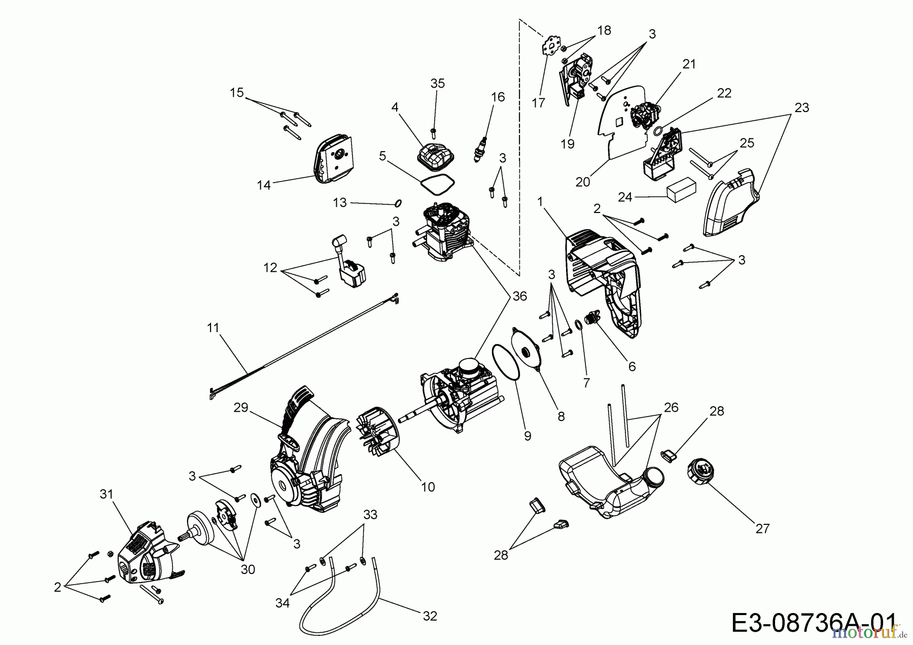  MTD Motorsensen 990 41ADZ99C678  (2019) Motor