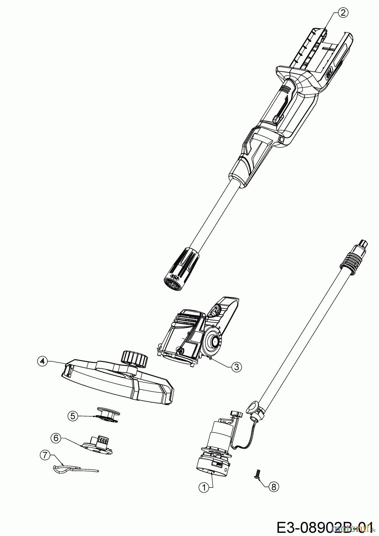MTD Akkutrimmer GT 40 SET 41AE0SQO600 (2020) Grundgerät