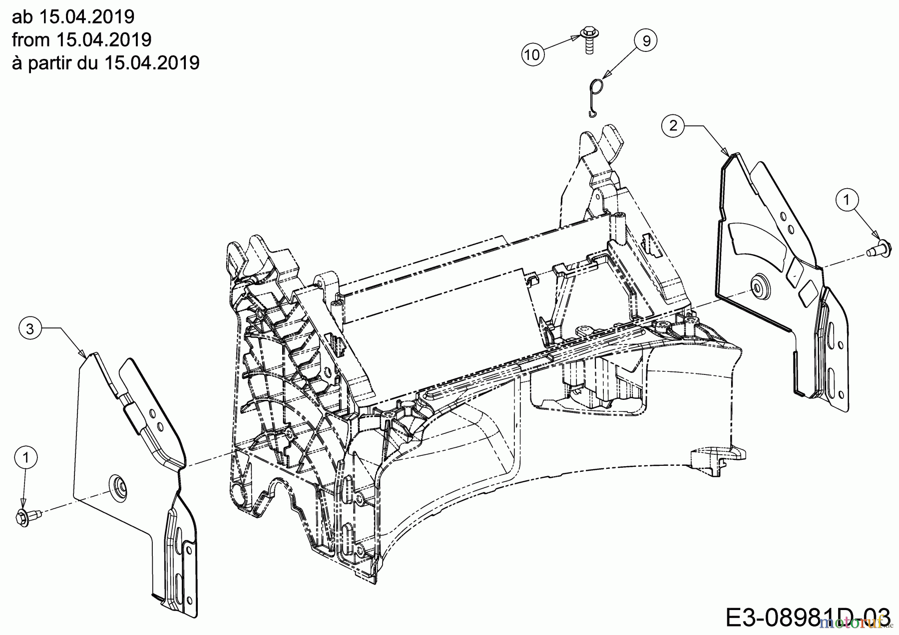 MTD Motormäher mit Antrieb Smart 53 SPBS 12B-PY5L600 (2019) Holmbracketten ab 15.04.2019