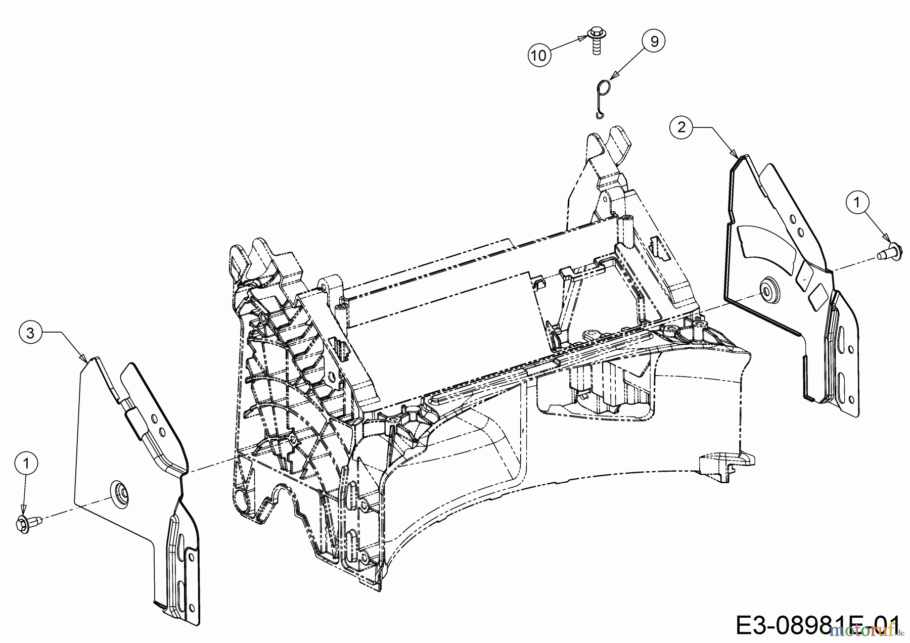 MTD Motormäher mit Antrieb 53 SPSBHW 12D-PH5L600 (2019) Holmbracketten