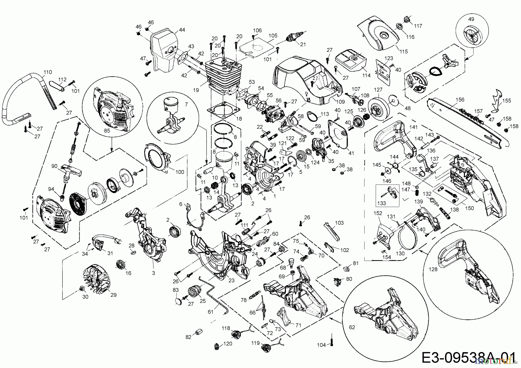 MTD Motorkettensägen GCS 4100/40 41BY06I0678 (2020) Grundgerät