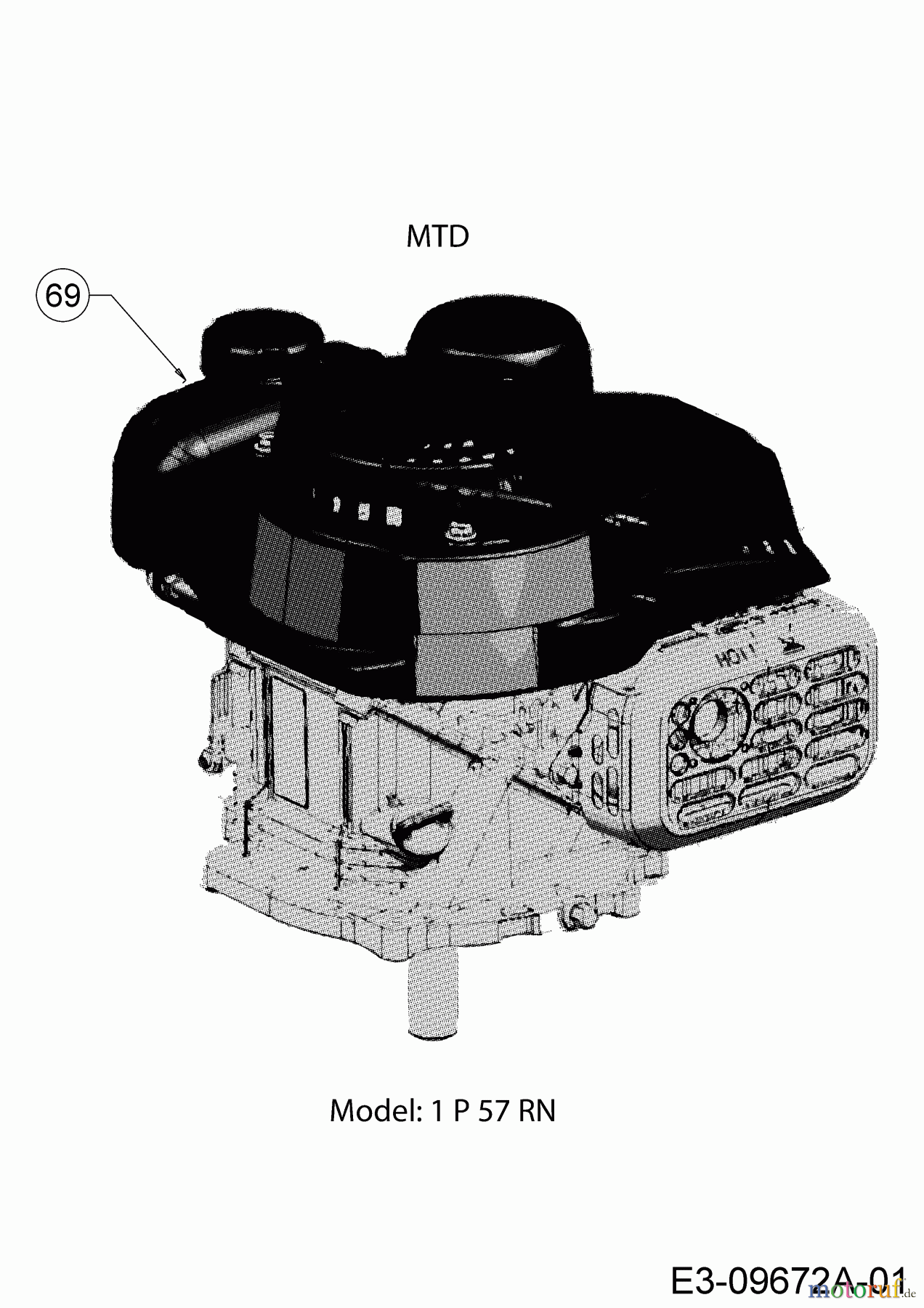 MTD Motormäher Smart 51 BO 11B-02SH600 (2020) Motor MTD