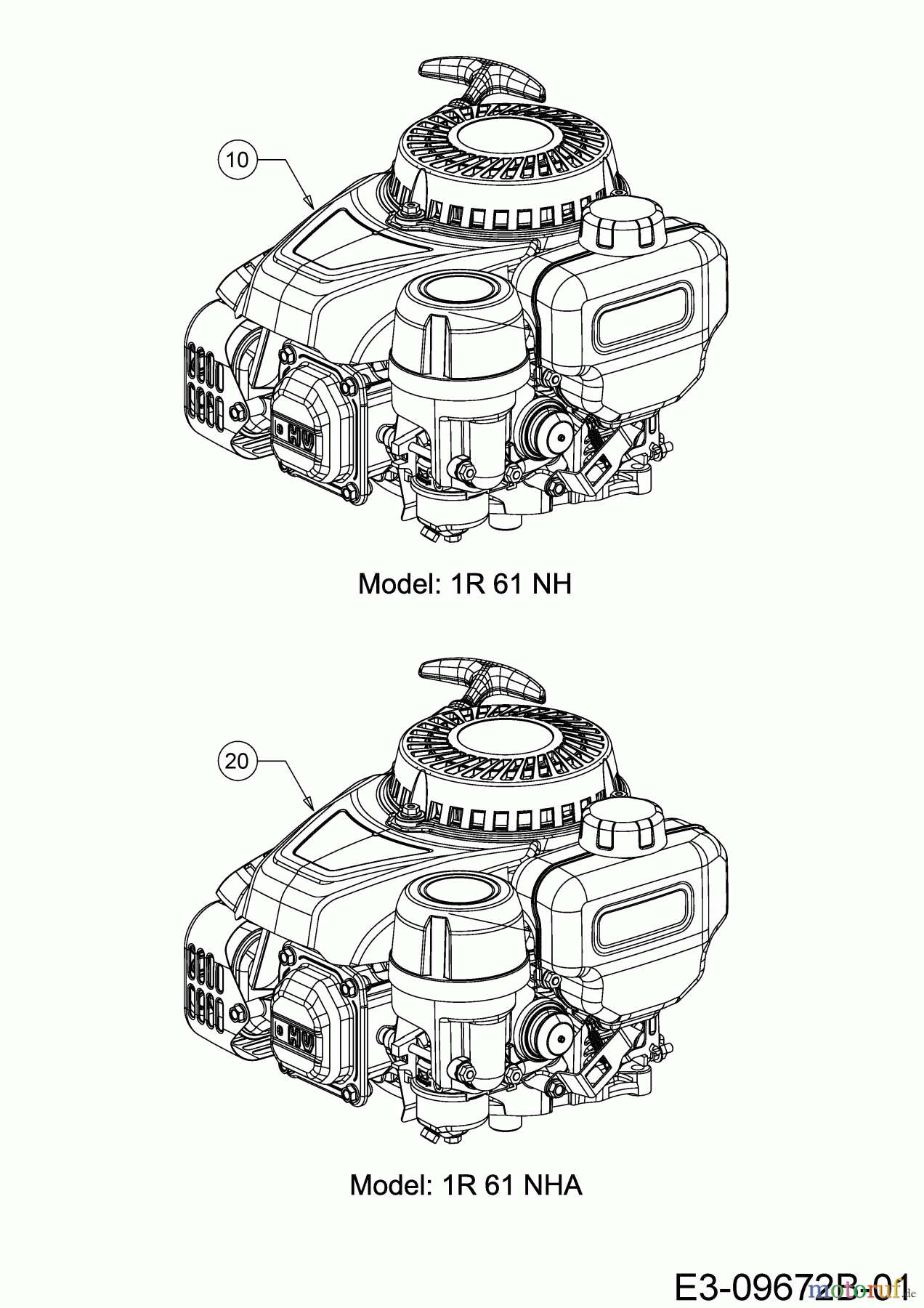 MTD Motormäher Smart 51 BO 11A-02MK600 (2019) Motor