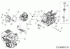 MTD-Motoren 670-WHA 752Z670-WHA (2020) Ersatzteile Leitbleche, Stössel, Ölmeßstab, Zylinderkopfdeckel