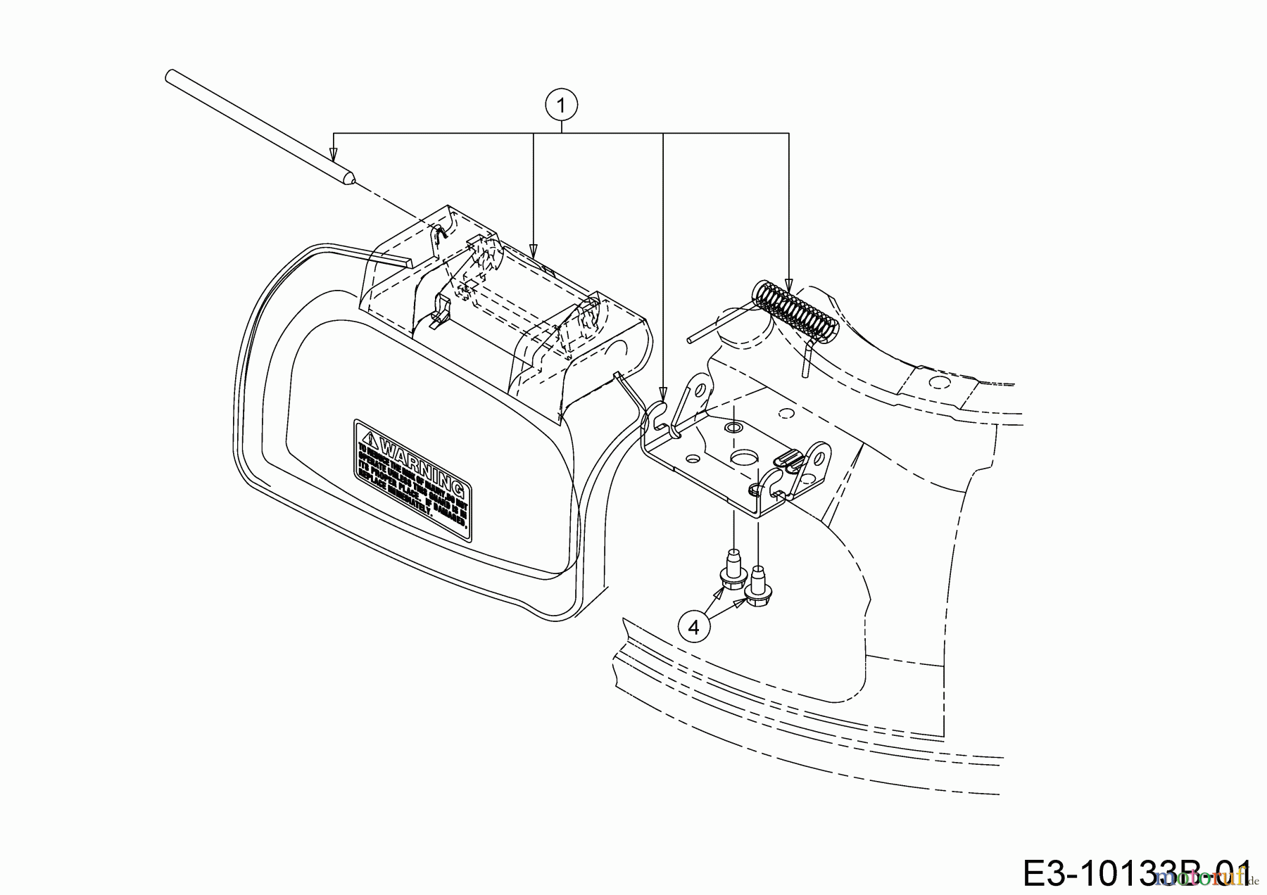 MTD Motormäher Optima G 46 MB 11E-705B600 (2019) Mulchklappe