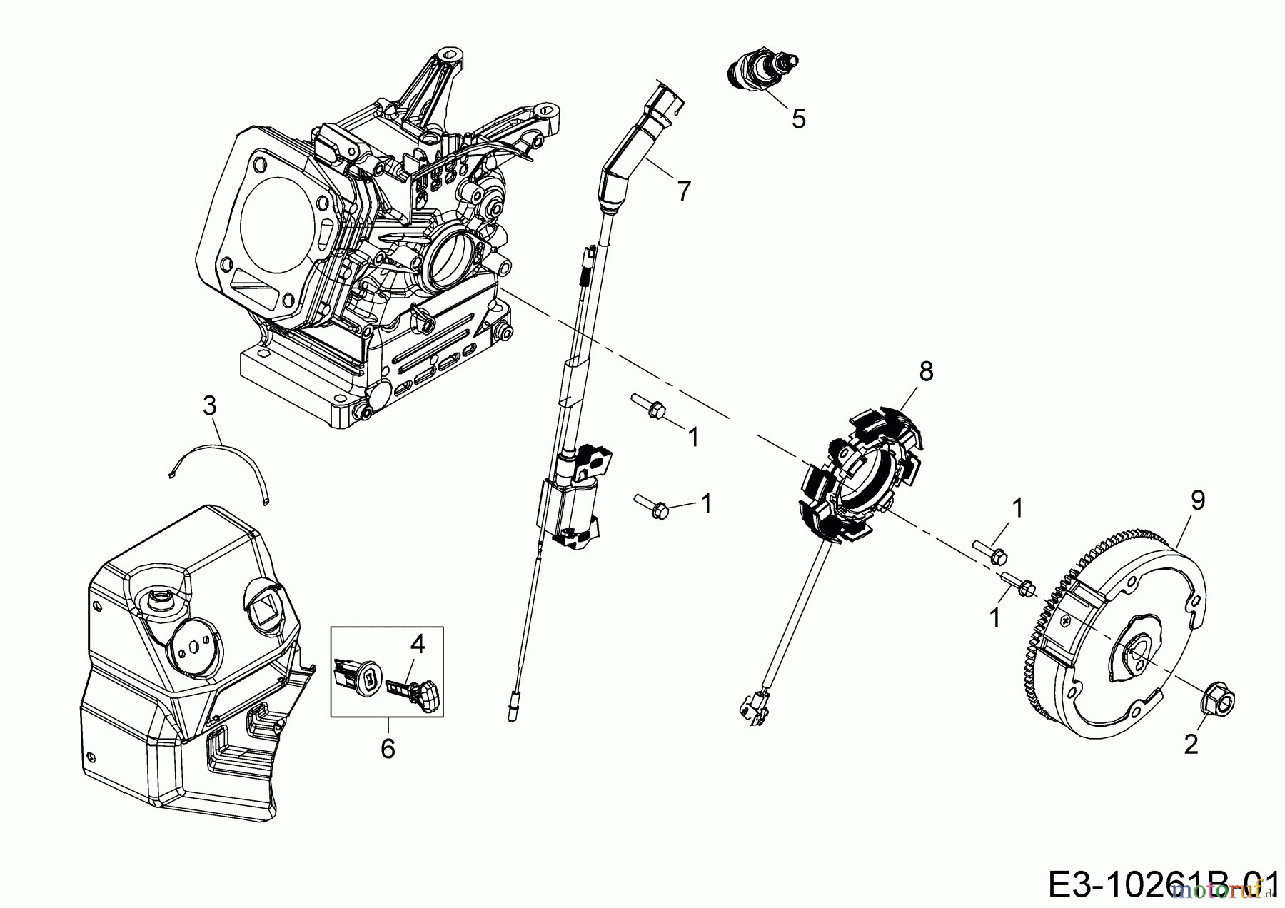 MTD-Motoren Horizontal 670-WHA 752Z670-WHA (2020) Zündung
