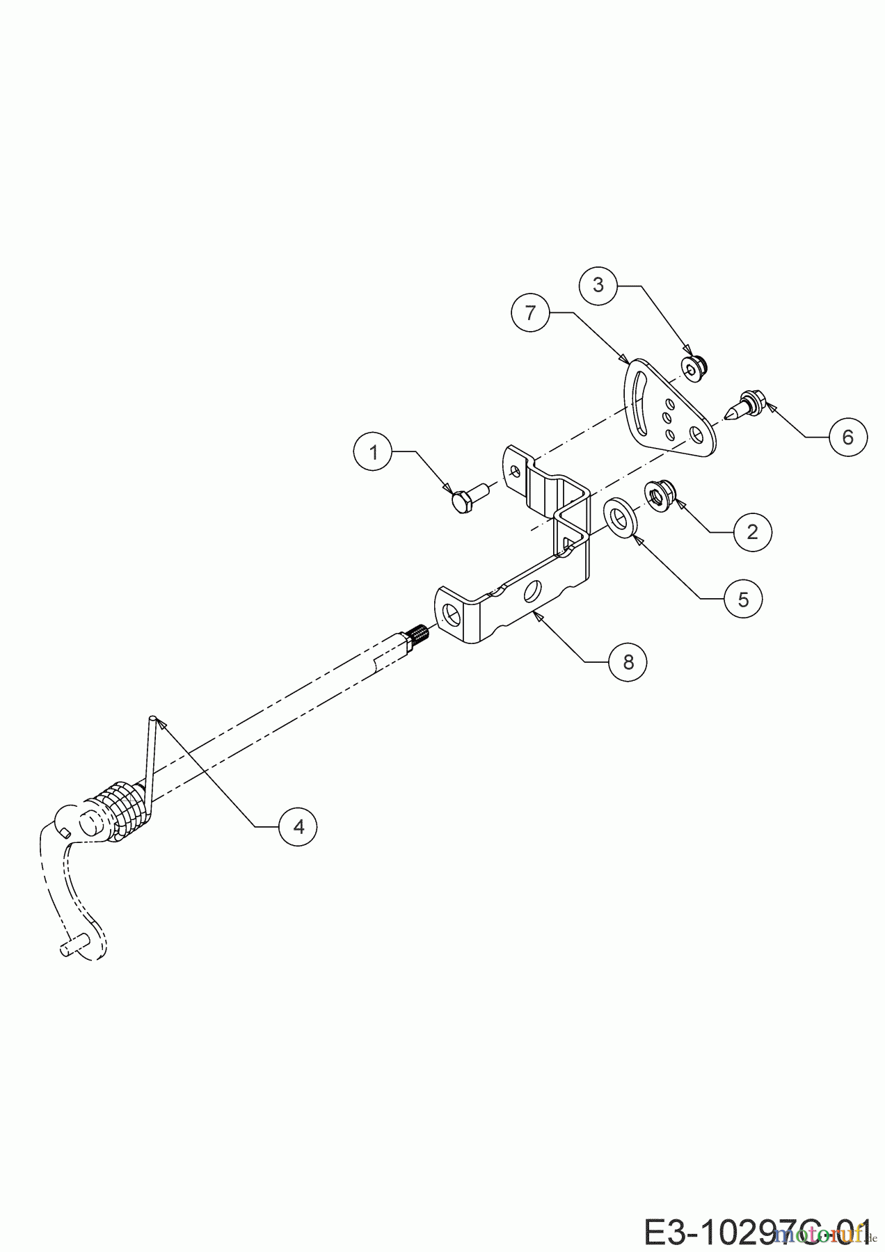MTD Schneefräsen Optima ME 66 T 31BY7FT3678 (2021) Schalthebel