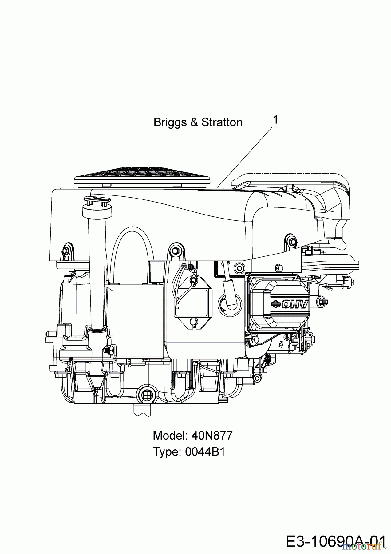  Black Edition Rasentraktoren 275-106 TWIN H 13AAA1KR615  (2019) Motor Briggs & Stratton