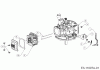 MTD-Motoren 1X65RHB 752Z1X65RHB (2019) Ersatzteile Reglerhebel,Ventildeckel