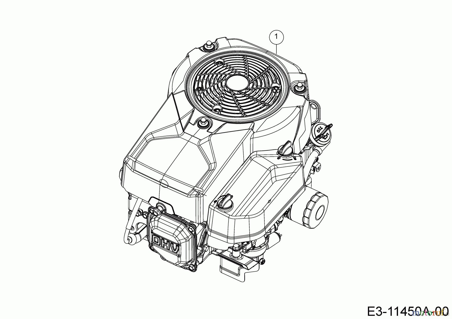 Helington Rasentraktoren H 92 H 13A871KE686 (2020) Motor