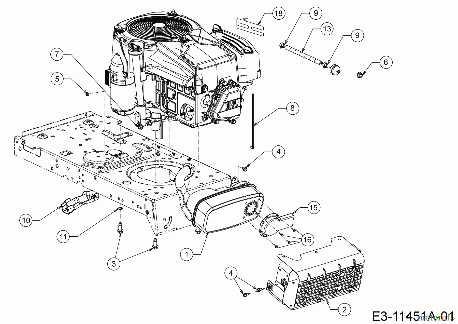  Helington Rasentraktoren H 92 H 13A871KE686  (2020) Motorzubehör