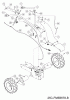 MTD BM 87-35 25C-FM5B678 (2023) Ersatzteile Räder, Holm, Bedienelemente