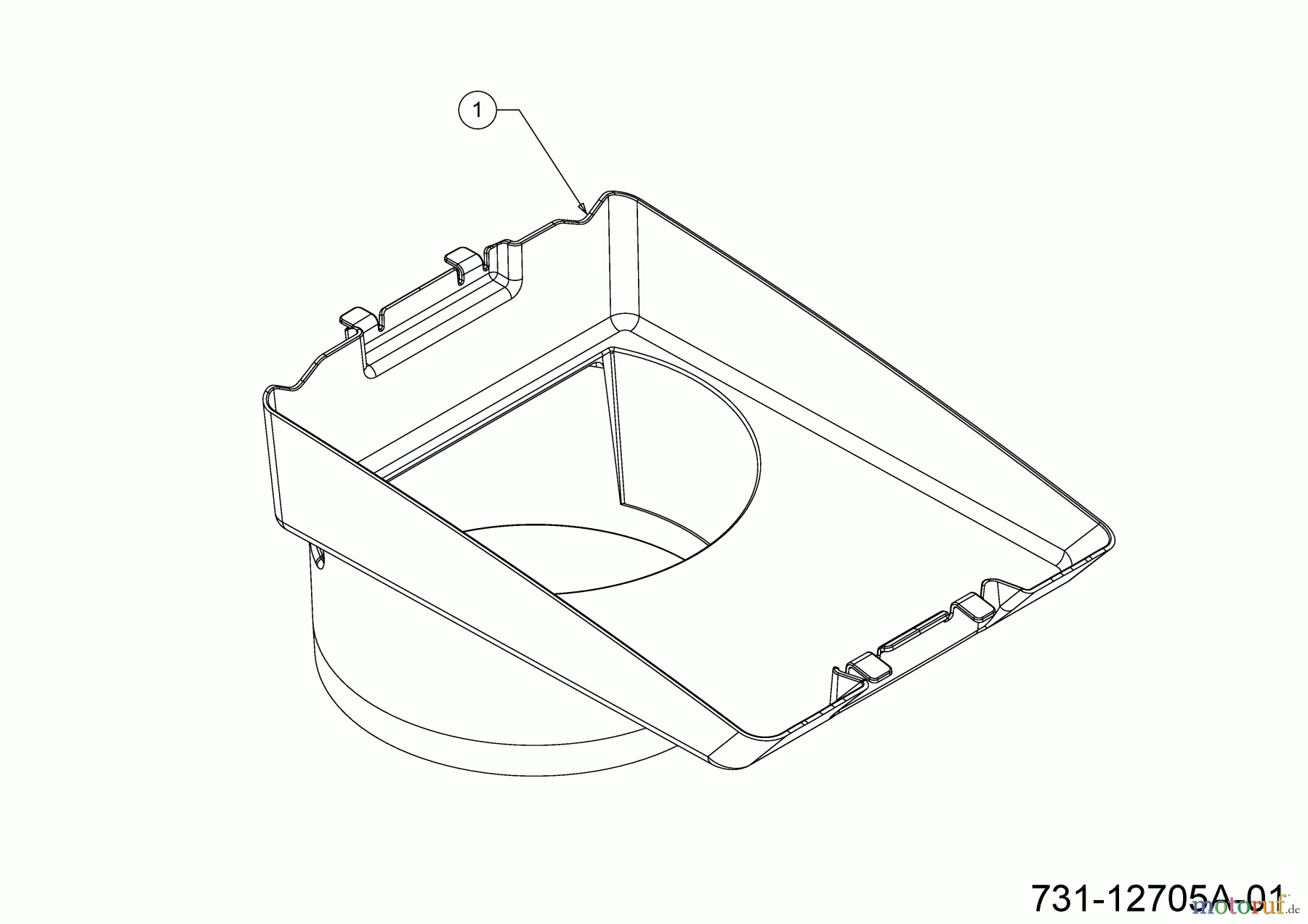 Troy-Bilt Rasentraktoren HORSE 105T-R 13AJ71BN609 (2023) Luftführung