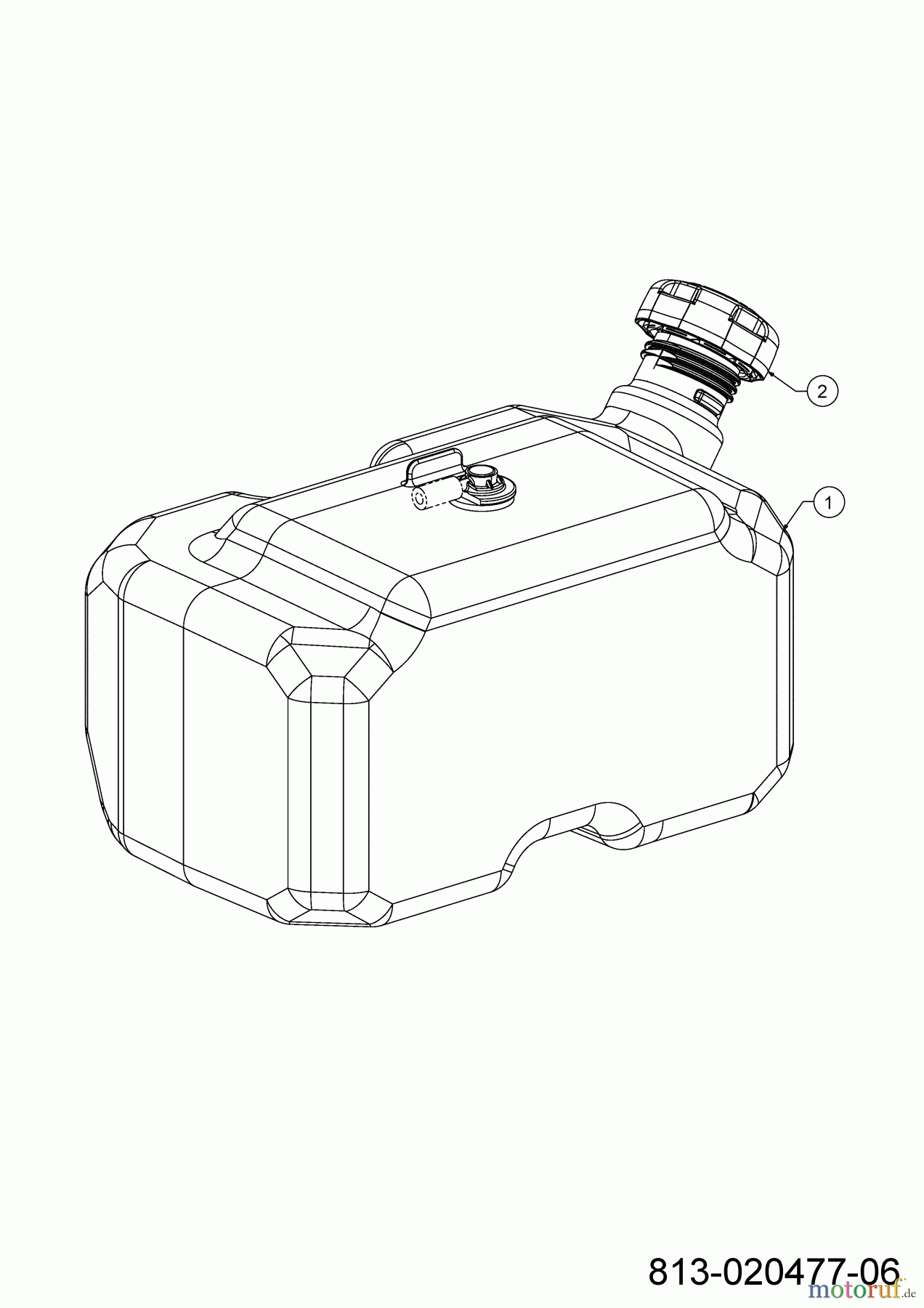 Black Edition Rasentraktoren 285-117 TWIN KH 13BFA1KT615 (2022) Tank