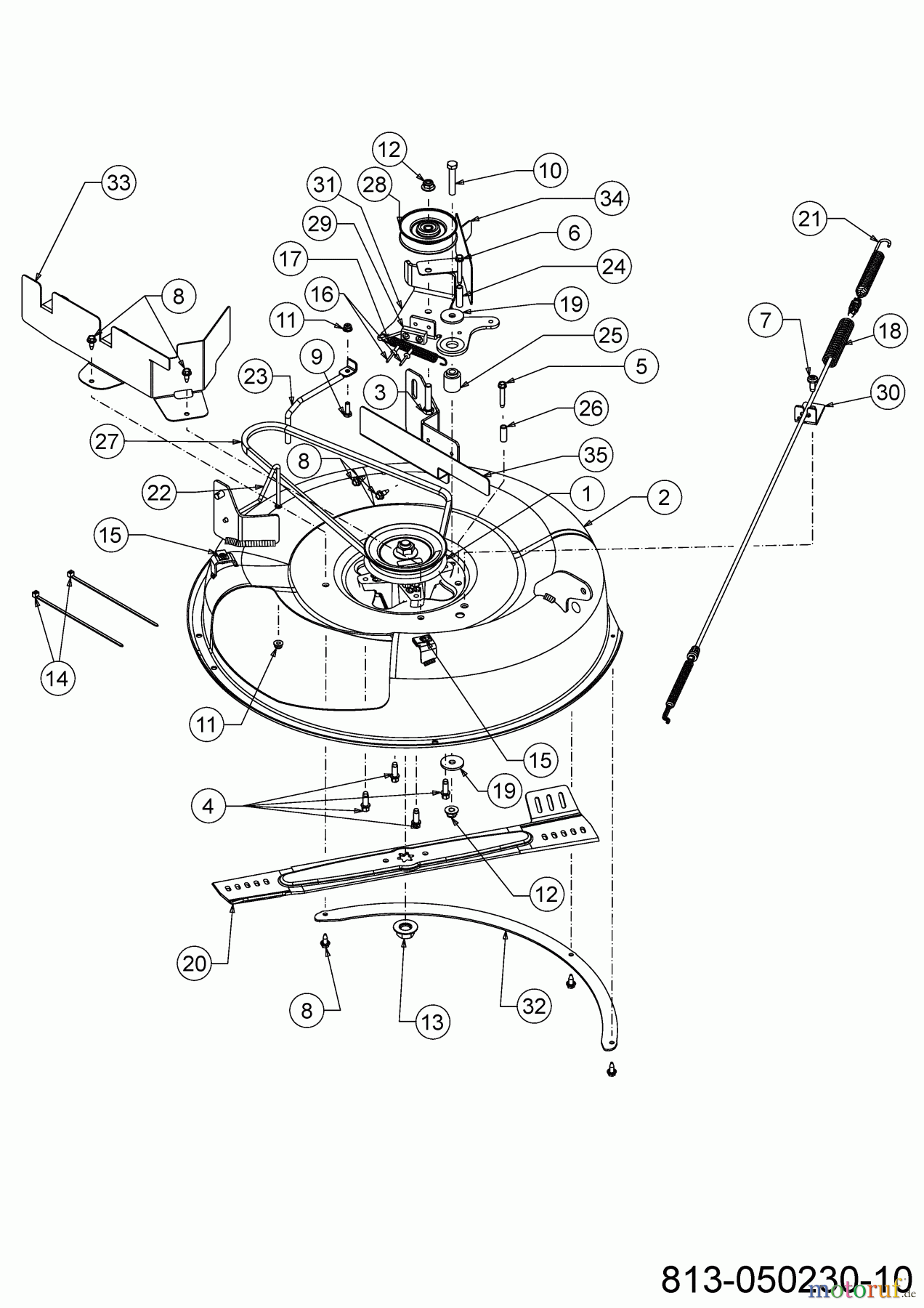  MTD Rasentraktoren Minirider 60 RDE 13BA26SC600 (2022) Mähwerk C (24