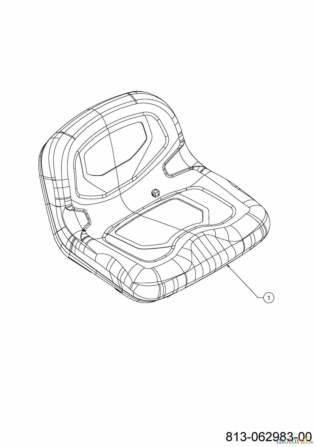 MTD Rasentraktoren LE 180/92 H 13KT71KE676 (2022) Sitz