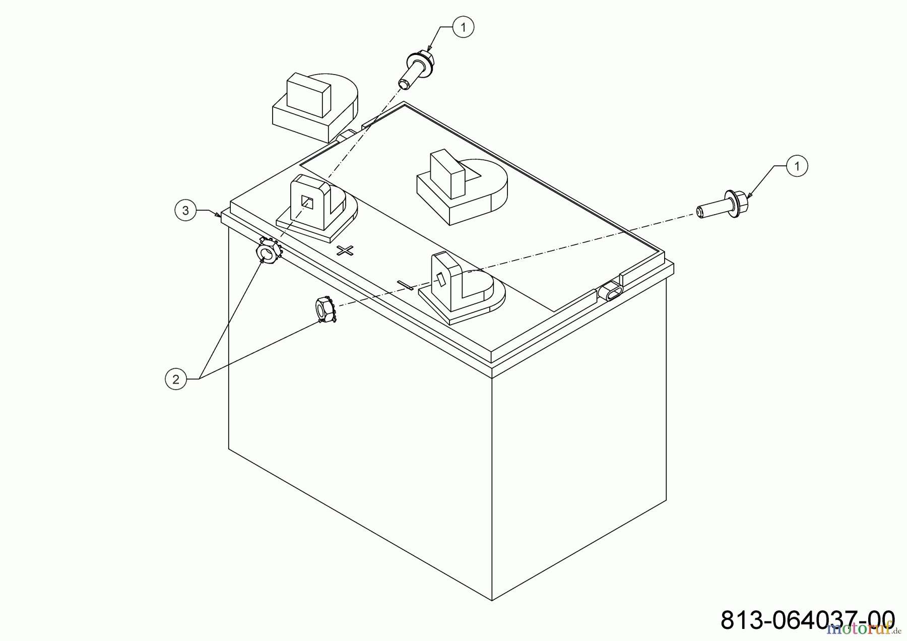 MTD Rasentraktoren MTD 96 13B7765F600 (2021) Batterie