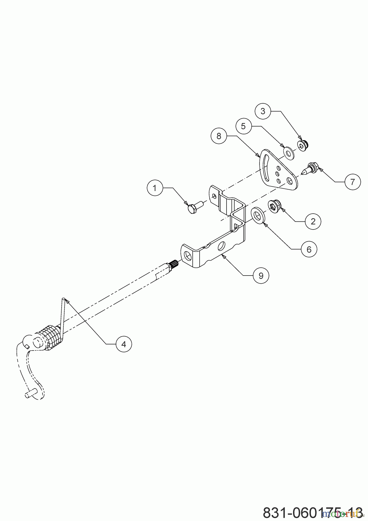 MTD Schneefräsen Optima ME 66 31AY5FS3678 (2023) Schalthebel