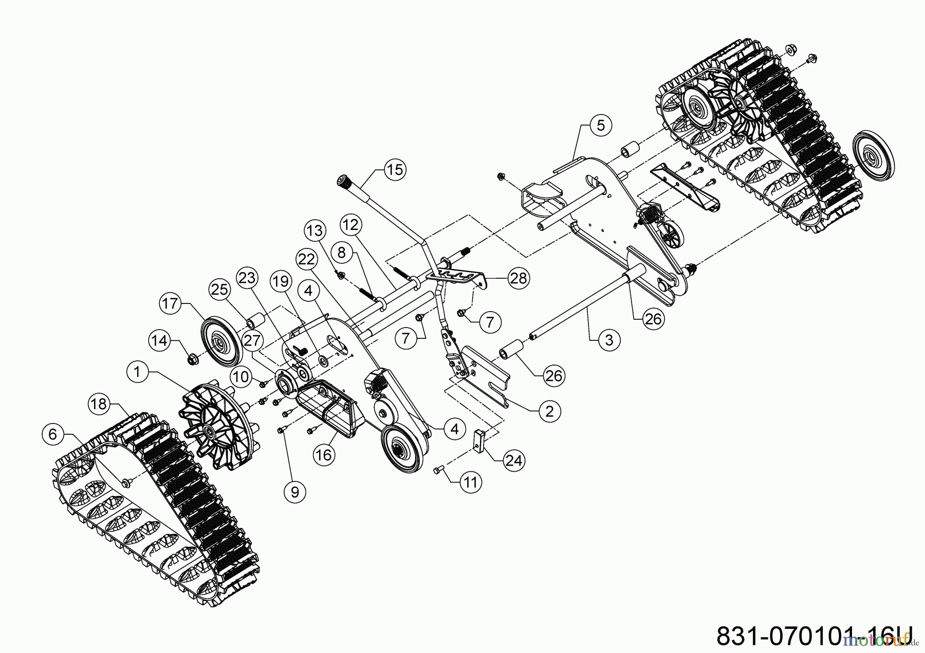 MTD Schneefräsen Optima ME 66 T 31AY7FS3678 (2024) Raupenantrieb
