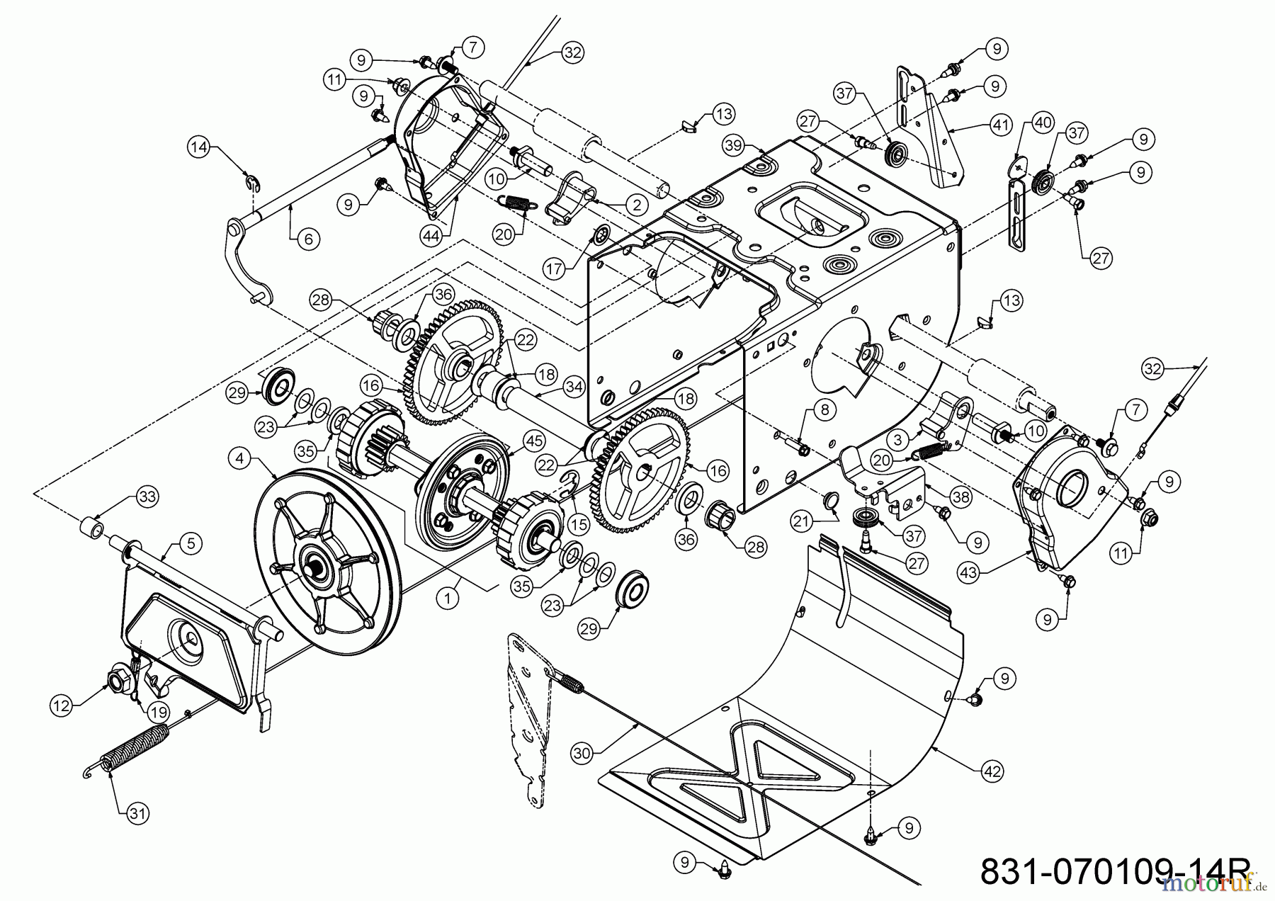 MTD Schneefräsen Optima ME 66 T 31AY7FS3678 (2024) Fahrantrieb