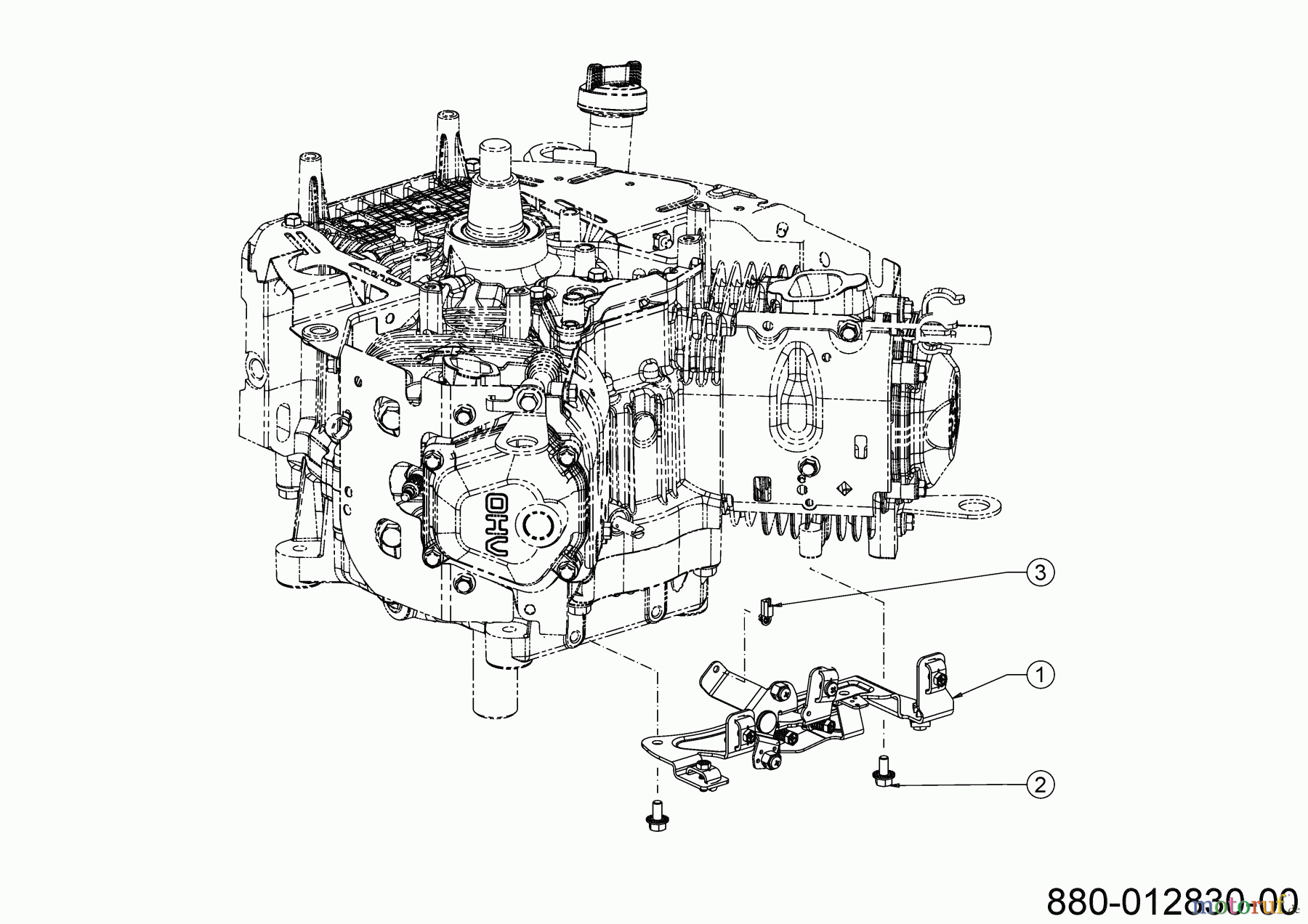  MTD-Motoren Vertikal 8Q78XW 752Z8Q78XW (2020) Steuerkonsole