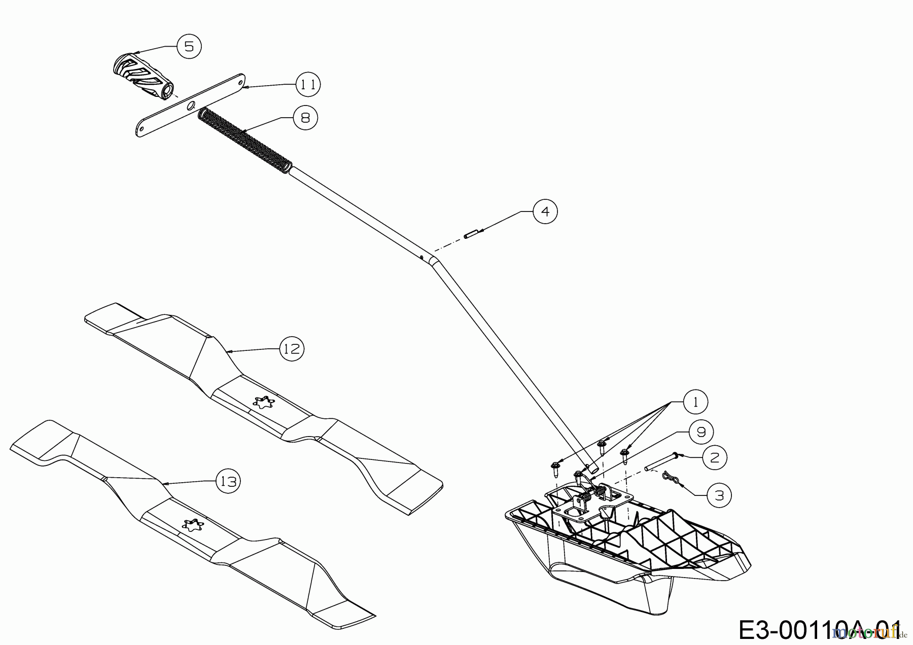 Black Edition Rasentraktoren 285-106 TWIN KH 13AFA1KR615 (2022) Mulch Kit