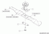 MTD BT 53 SP HW 12A-PFKC600 (2021) Ersatzteile Messer, Messeraufnahme