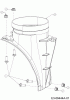MTD Optima ME 66 31AY5FS3678 (2023) Ersatzteile Adapter für Auswurfschacht