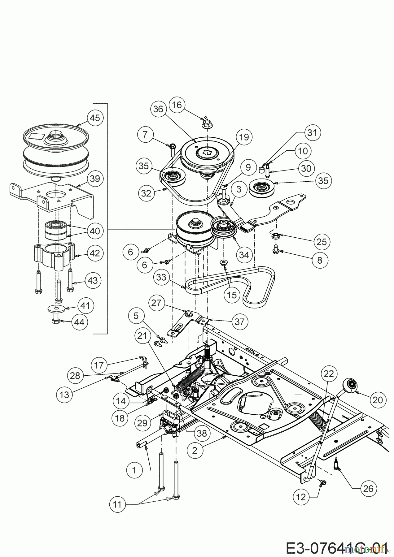 MTD Rasentraktoren Minirider 60 RDE 13BA26SC600 (2021) Fahrantrieb