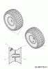 Tigara TG 19/107 H 13A879KG649 (2022) Ersatzteile Räder vorne 15x6