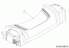MTD 5350 HW 12C-PD2E600 (2021) Ersatzteile Abdeckung Vorderachse