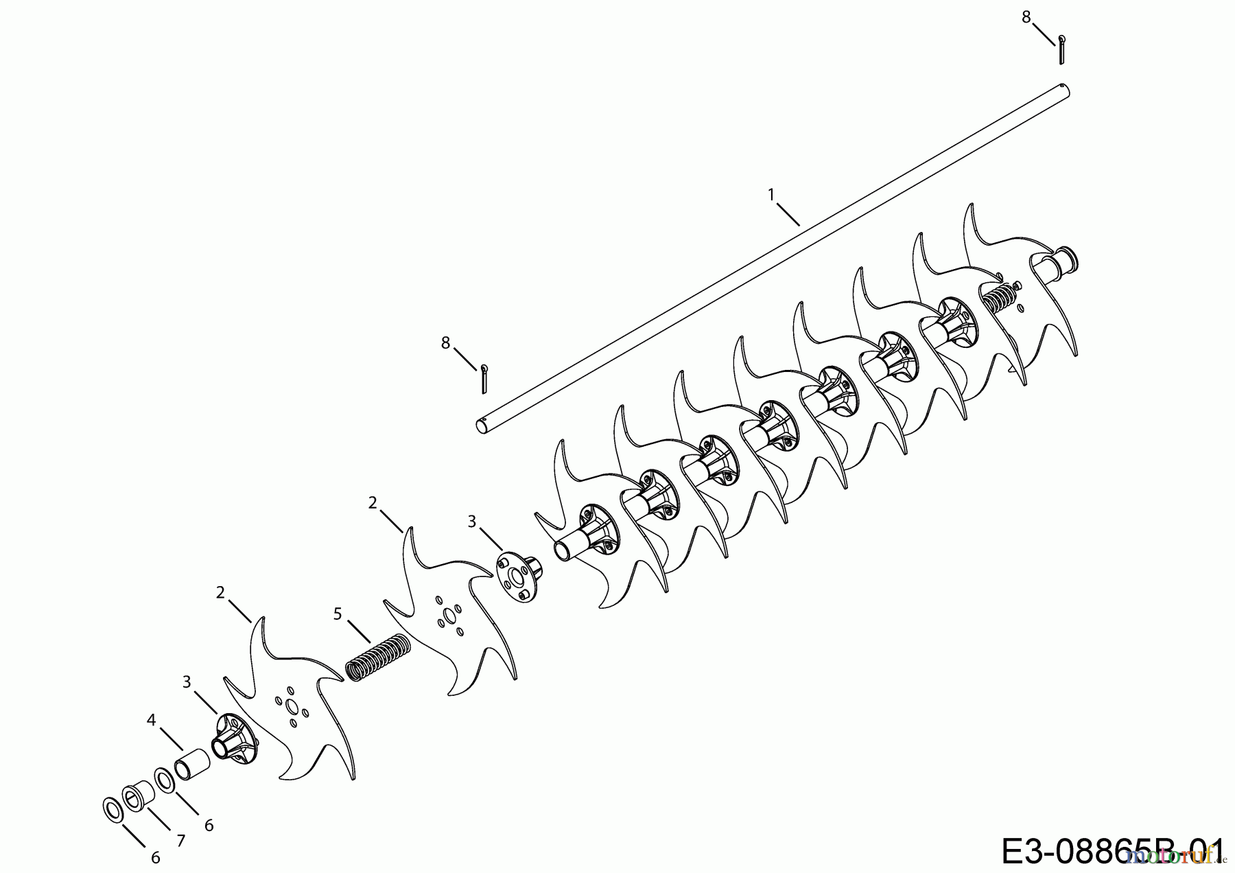  MTD Zubehör Zubehör Garten- und Rasentraktoren Rasenlüfter SmartLINK (45-04581) 196-060-000  (2016) Grundgerät