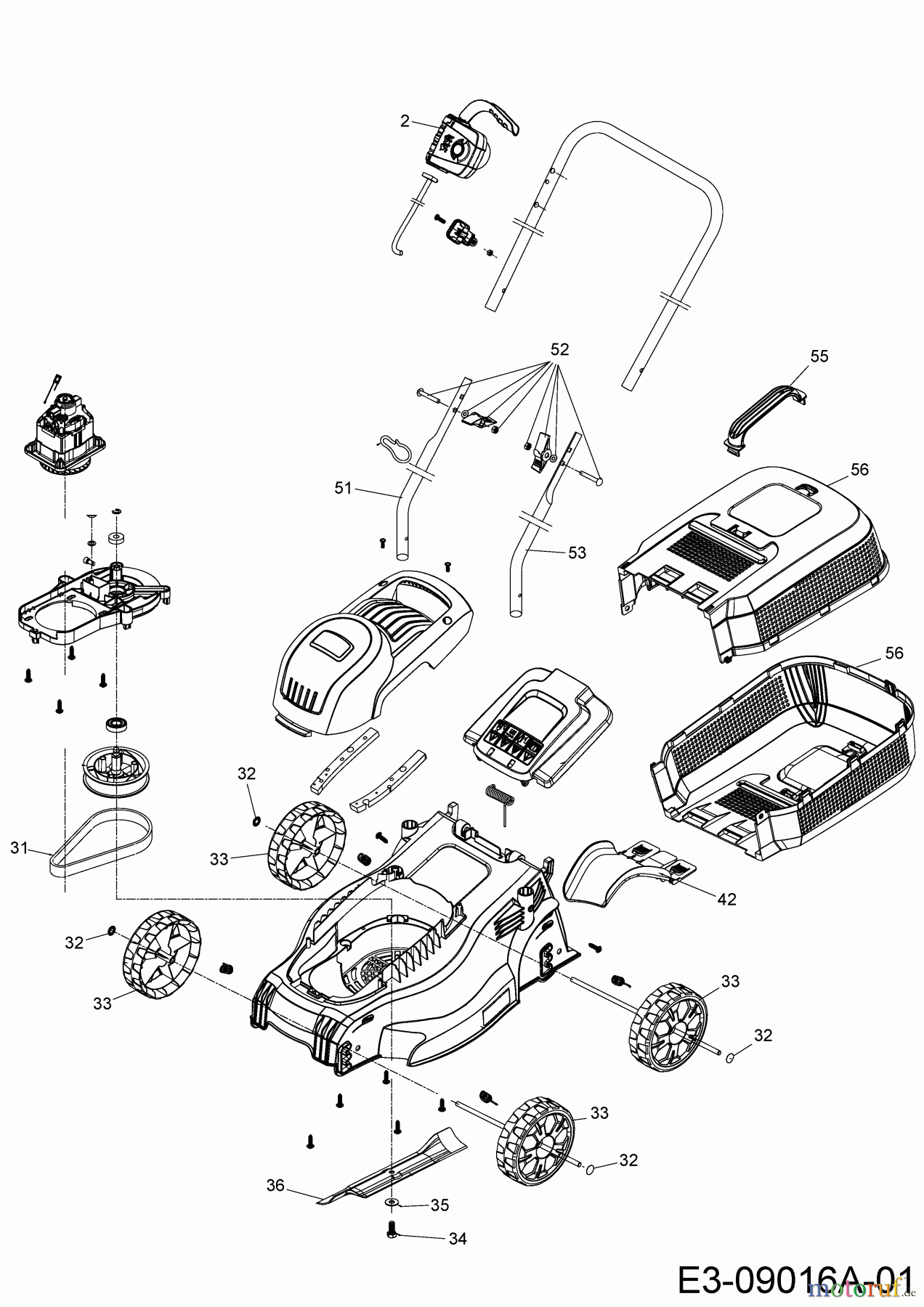 MTD Elektromäher Smart 32 E 18AKCAD-600 (2023) Grundgerät