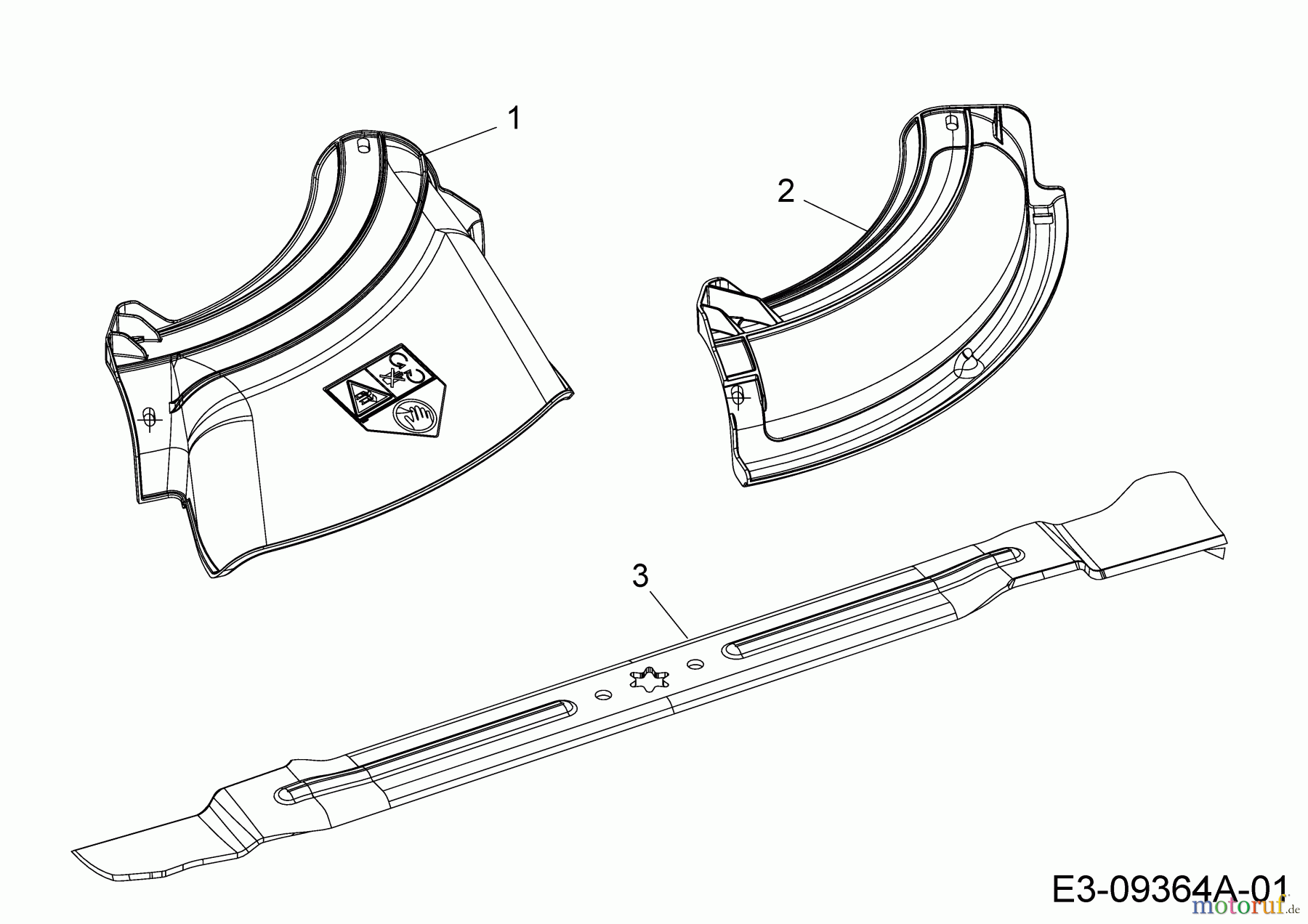  MTD Zubehör Zubehör Garten- und Rasentraktoren Mulch Kits mit Deflektor für Aufsitzmäher mit 30