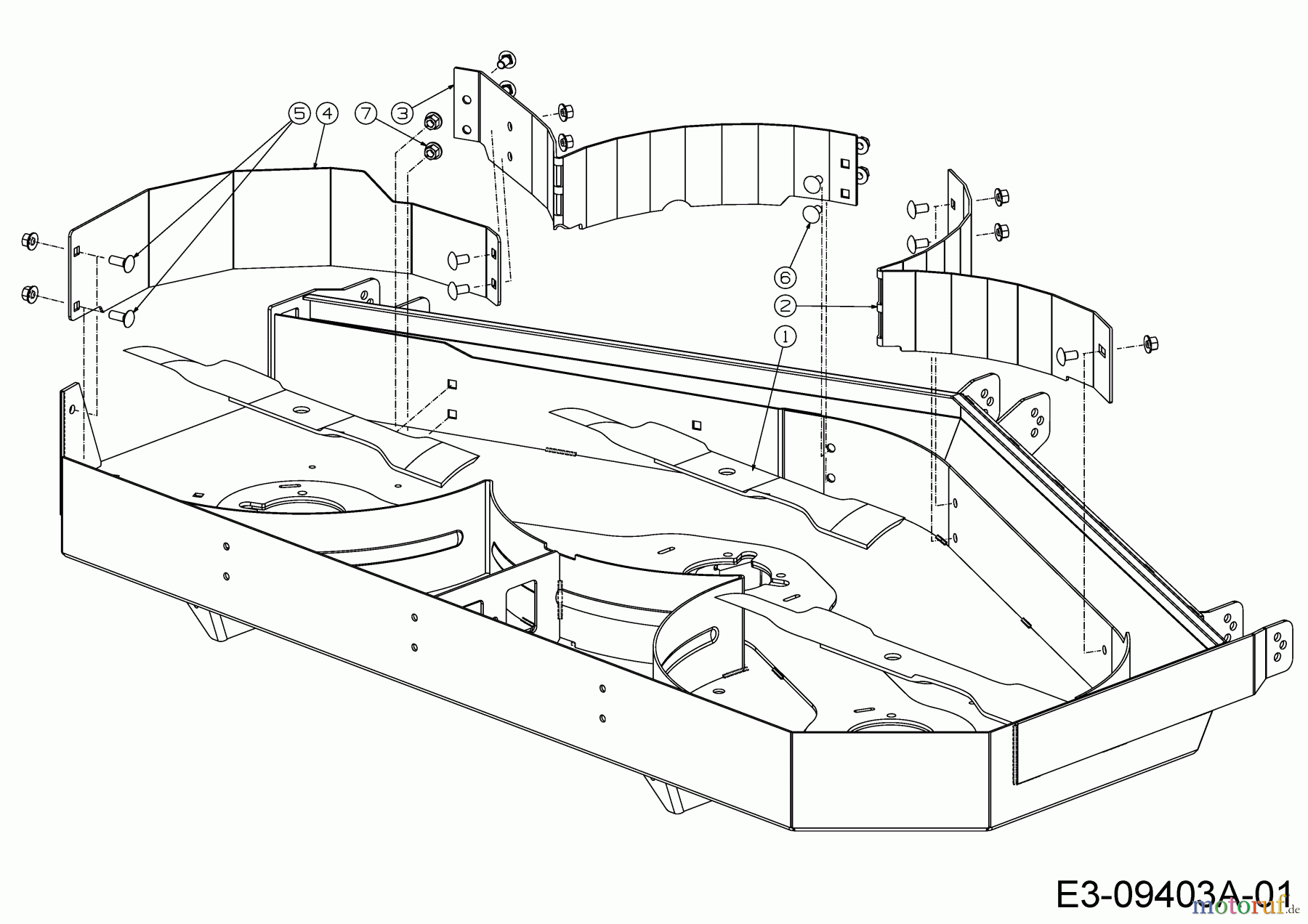 MTD Zubehör Zubehör Zero Turn Mulch Kits für Z5 152 19A70039100 (2019) Mulch Kit