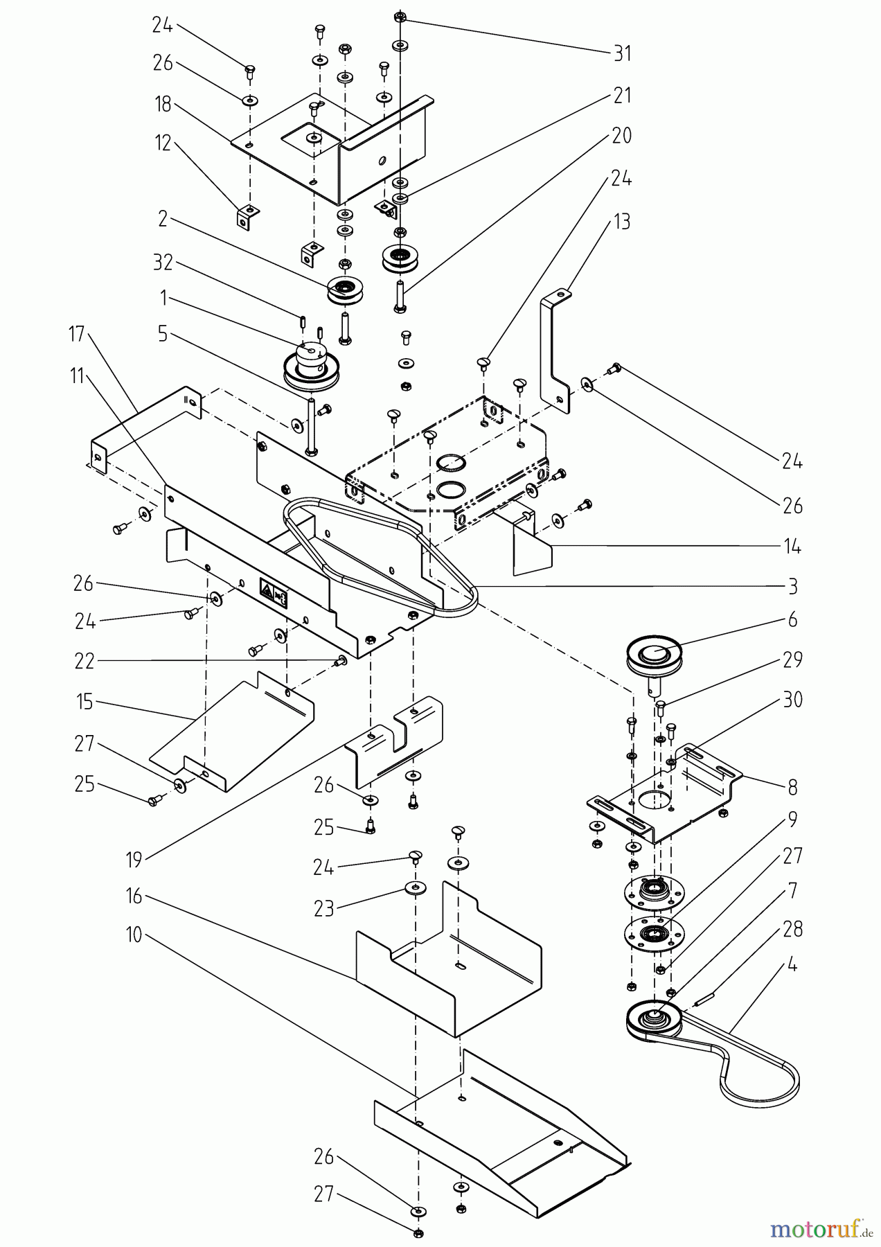  MTD Zubehör Zubehör Garten- und Rasentraktoren Antriebe Tielbürger Anbaugeräte für A-Serie (NX-15) Antriebssatz RD 196-608-000  (2019) Antriebssatz für Heckauswurf