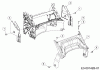 Cub Cadet LM1 AR42 12A-LQMG603 (2019) Ersatzteile Abdeckung hinten, Holmbraketten