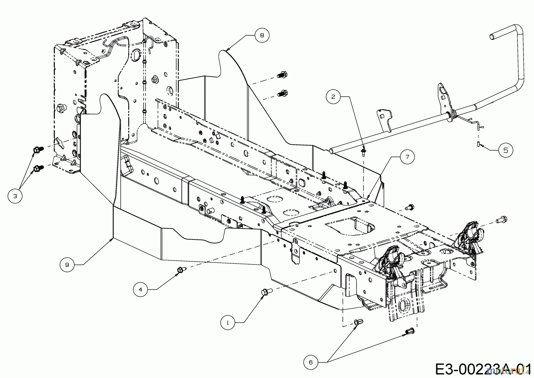 Cub Cadet Rasentraktoren XT1 OS107 13A8A1CS603 (2020) Keilriemenschutz