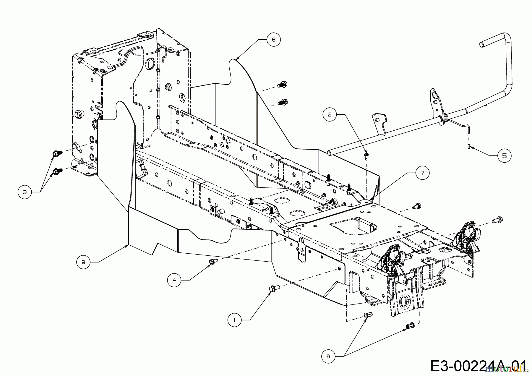Cub Cadet Rasentraktoren XT1 OS96 13B8A1CF603 (2020) Keilriemenschutz
