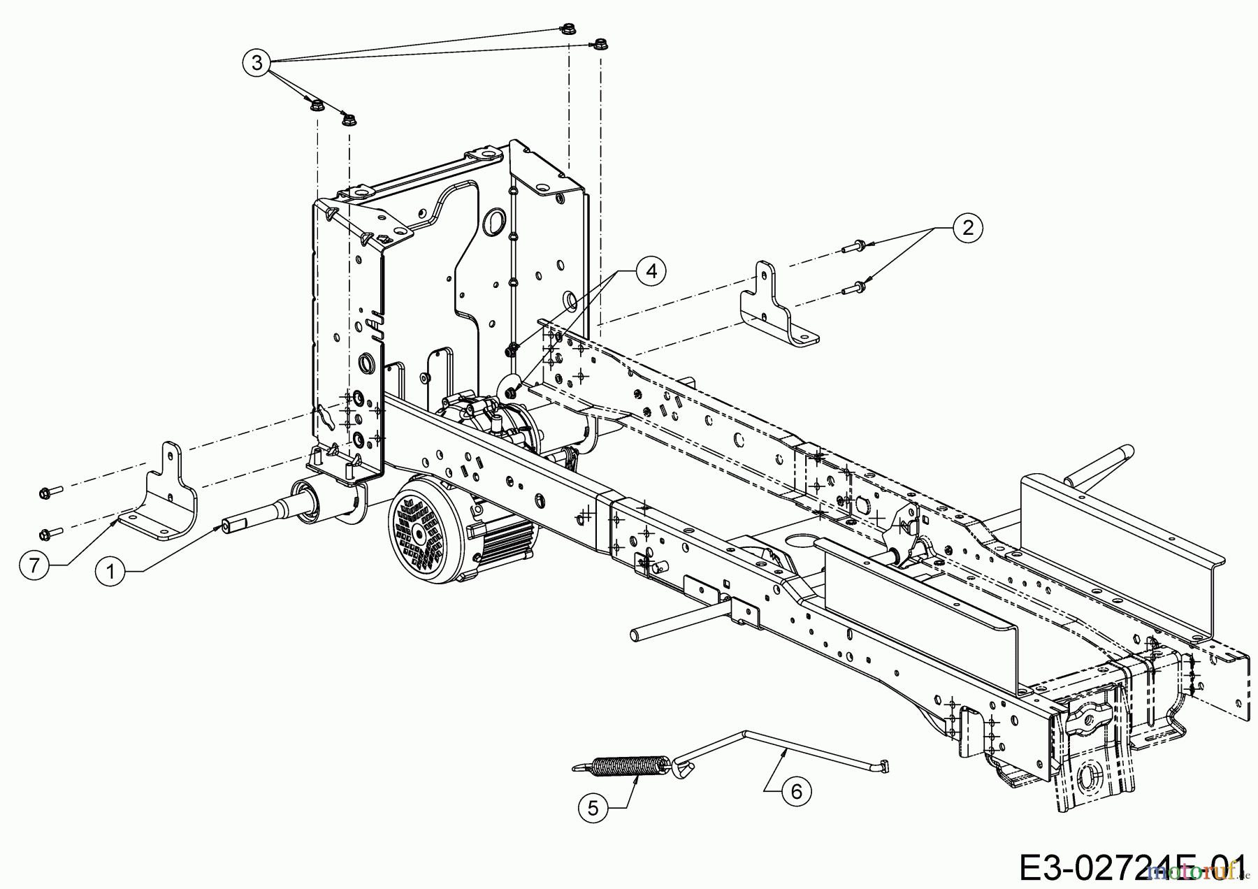  Cub Cadet E-Rasentraktoren XT2 ES107 33ABA7CS603 (2020) Fahrantrieb