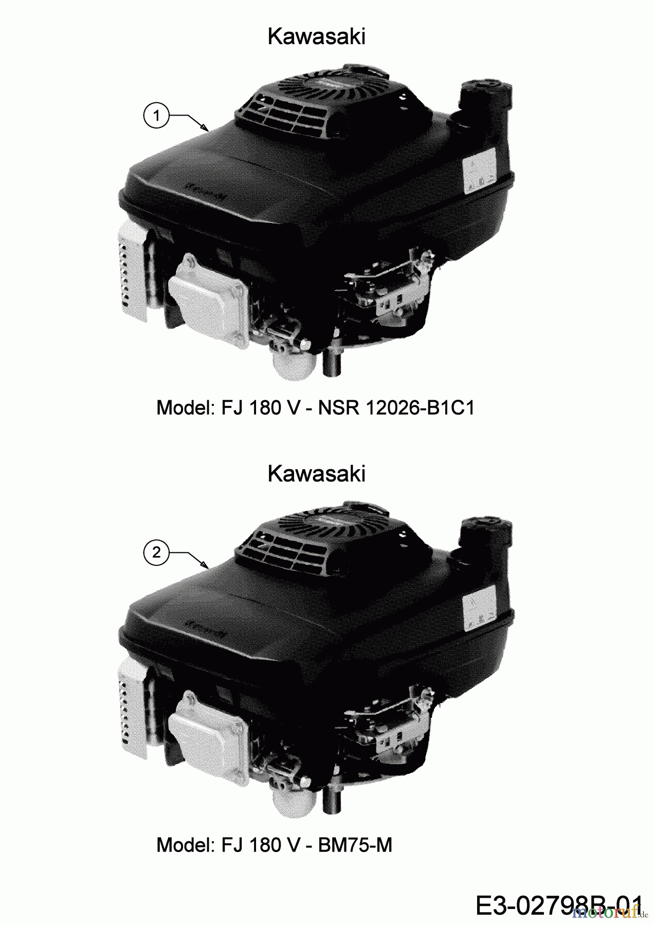 Cub Cadet Motormäher mit Antrieb LM3 ER53S 12ABPV7D603 (2019) Motor Kawasaki