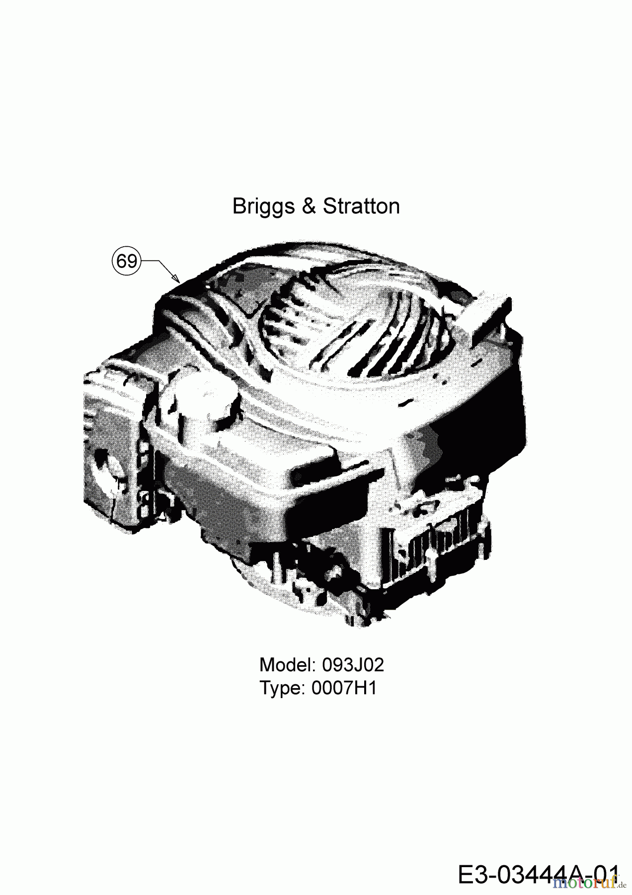 Cub Cadet Motormäher mit Antrieb LM3 CR53S 12BBPV5L603 (2019) Motor Briggs & Stratton