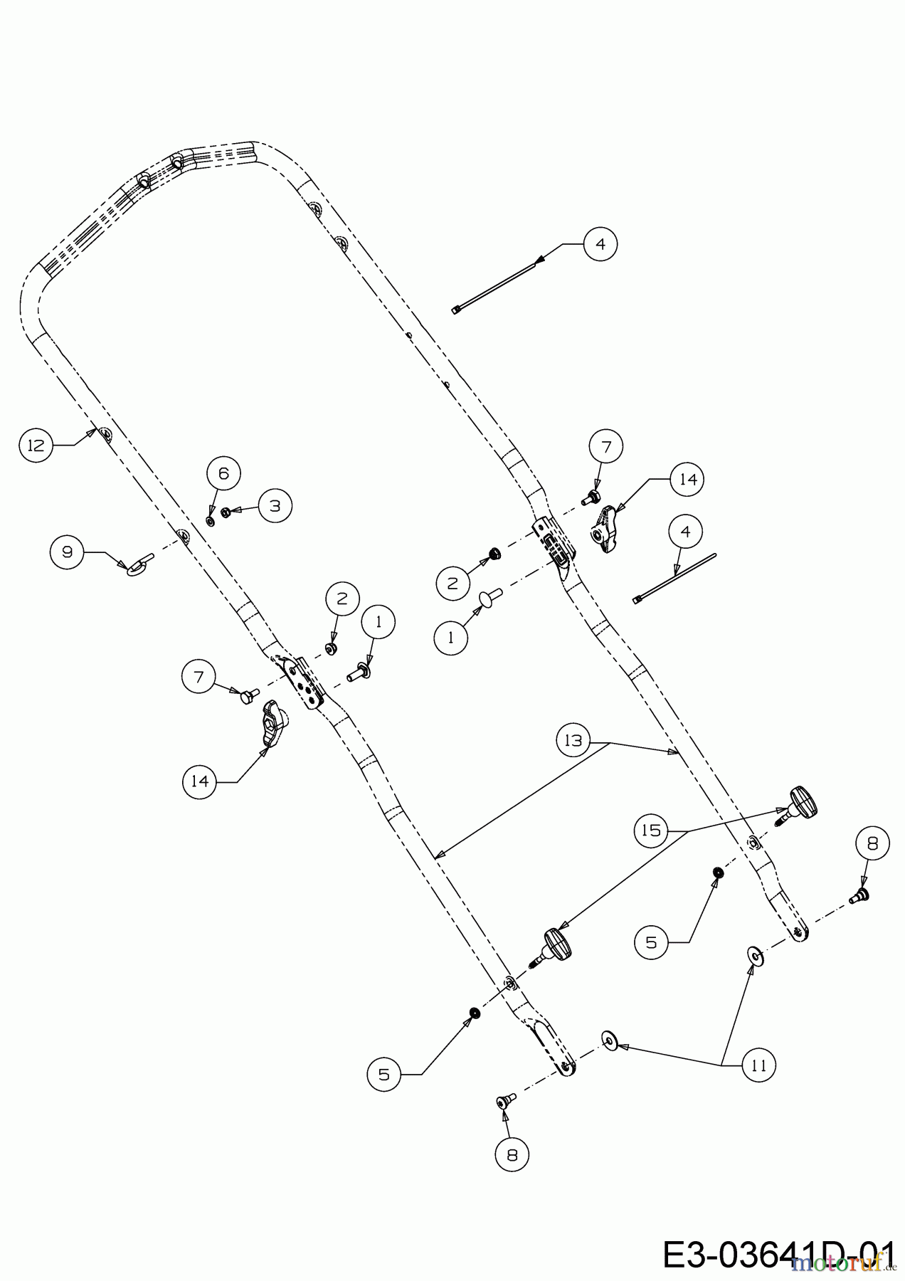  Cub Cadet Motormäher mit Antrieb LM1 CR46 12A-TQ5C603  (2018) Holm
