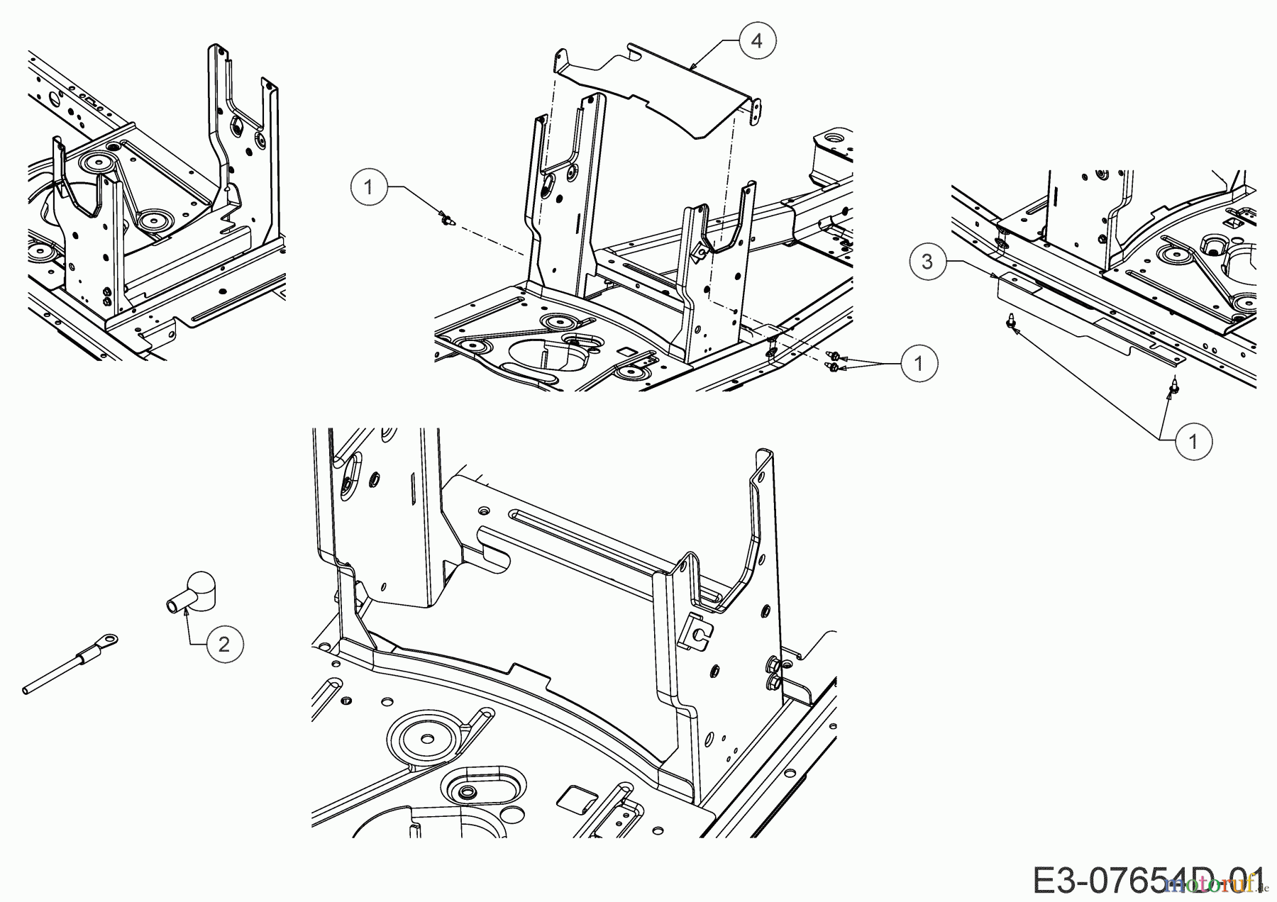  Cub Cadet Rasentraktoren LR1 MS76 13B726JD603 (2020) Abdeckung