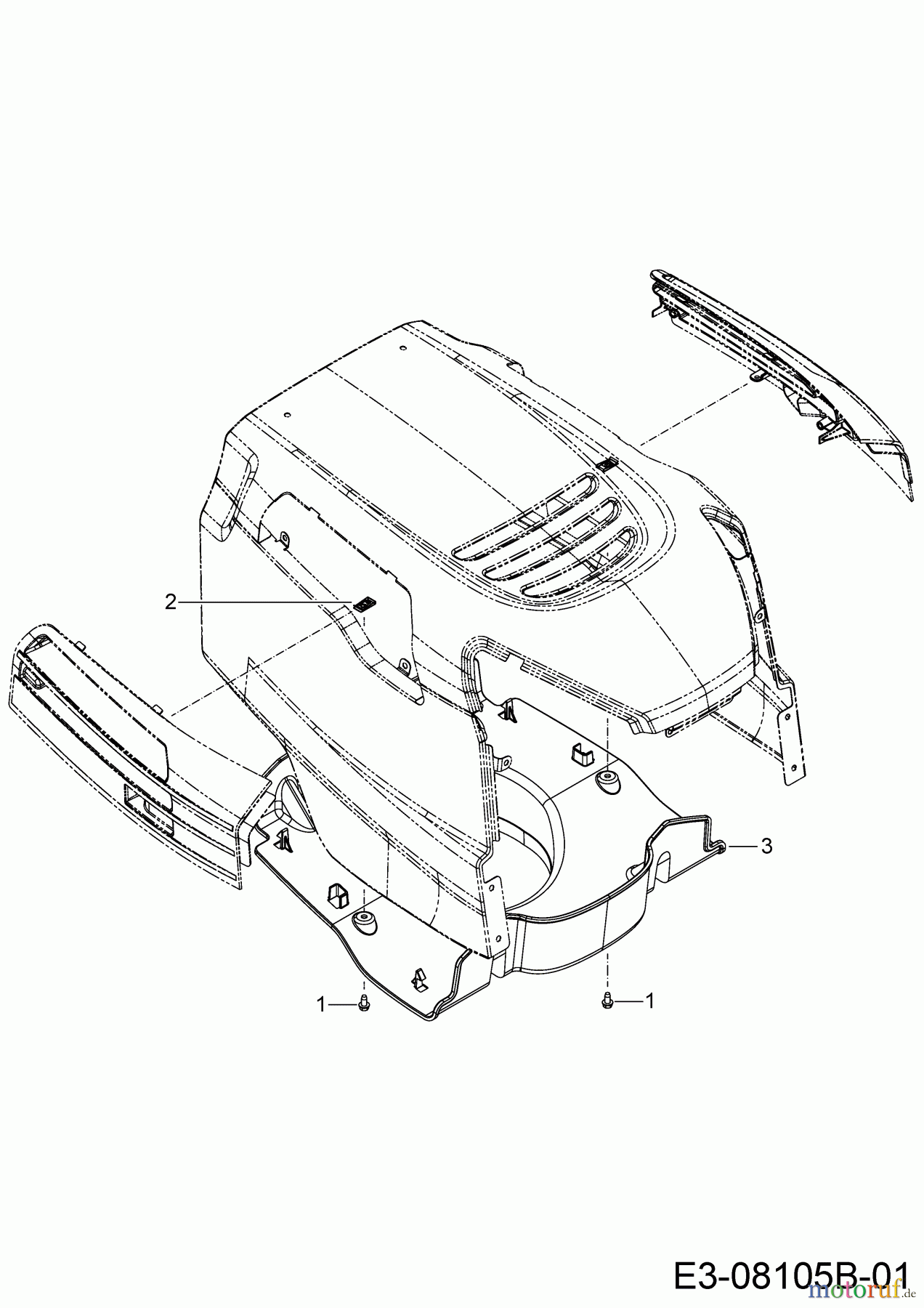 Cub Cadet Rasentraktoren LT2 NR92 13AB71DE603 (2019) Luftführung